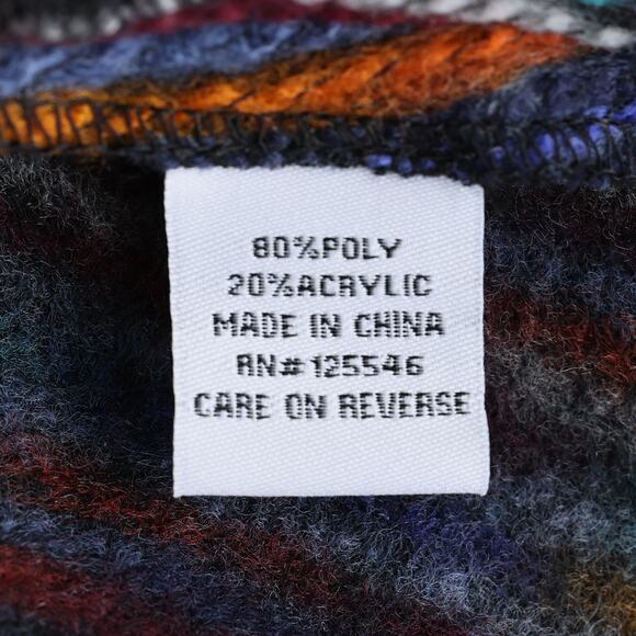 Women's Multicolored Habitat Clothes To Live In Button Up Jacket - Size Small - Picture 4 of 10